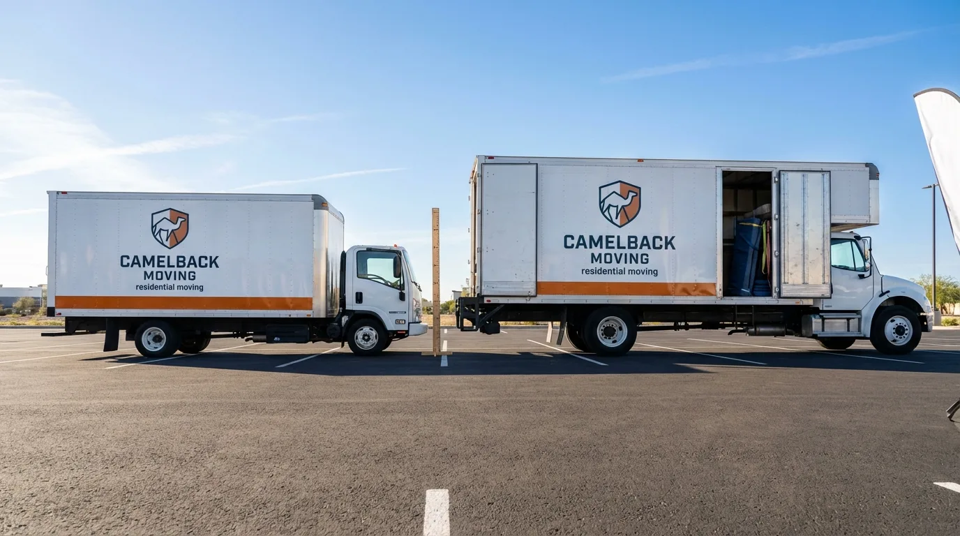 Moving truck size capacity guide in Le Claire